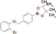 2-(4-((2-Bromophenoxy)methyl)phenyl)-4,4,5,5-tetramethyl-1,3,2-dioxaborolane