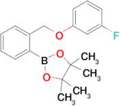 2-(2-((3-Fluorophenoxy)methyl)phenyl)-4,4,5,5-tetramethyl-1,3,2-dioxaborolane