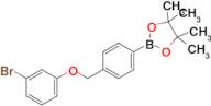 2-(4-((3-Bromophenoxy)methyl)phenyl)-4,4,5,5-tetramethyl-1,3,2-dioxaborolane