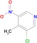 3-Chloro-4-methyl-5-nitropyridine