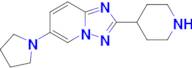 2-(Piperidin-4-yl)-6-(pyrrolidin-1-yl)-[1,2,4]triazolo[1,5-a]pyridine