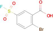 2-Bromo-5-(fluorosulfonyl)benzoic acid