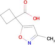 1-(3-Methylisoxazol-5-yl)cyclobutanecarboxylic acid