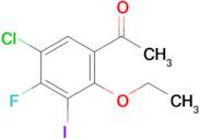1-(5-Chloro-2-ethoxy-4-fluoro-3-iodophenyl)ethanone