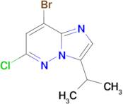 8-Bromo-6-chloro-3-isopropylimidazo[1,2-b]pyridazine