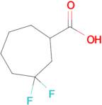 3,3-Difluorocycloheptane-1-carboxylic acid