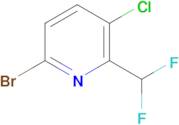 6-Bromo-3-chloro-2-(difluoromethyl)pyridine