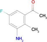 1-(3-Amino-5-fluoro-2-methylphenyl)ethanone