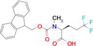 (S)-2-((((9H-Fluoren-9-yl)methoxy)carbonyl)(methyl)amino)-5,5,5-trifluoropentanoic acid