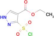 Ethyl 3-(chlorosulfonyl)-1H-pyrazole-4-carboxylate