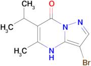 3-bromo-5-methyl-6-(propan-2-yl)-4H,7H-pyrazolo[1,5-a]pyrimidin-7-one