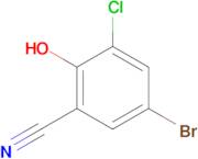 5-Bromo-3-chloro-2-hydroxybenzonitrile