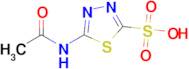 5-Acetamido-1,3,4-thiadiazole-2-sulfonic acid