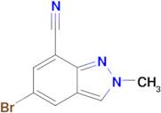5-Bromo-2-methyl-2H-indazole-7-carbonitrile