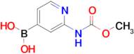 (2-((Methoxycarbonyl)amino)pyridin-4-yl)boronic acid