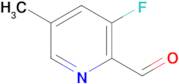 3-Fluoro-5-methylpicolinaldehyde