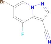 6-Bromo-4-fluoropyrazolo[1,5-a]pyridine-3-carbonitrile