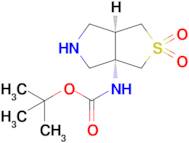 tert-Butyl ((3aS,6aR)-2,2-dioxidohexahydro-1H-thieno[3,4-c]pyrrol-3a-yl)carbamate