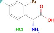 (R)-2-Amino-2-(2-bromo-4-fluorophenyl)acetic acid hydrochloride