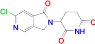 3-(6-Chloro-1-oxo-1H-pyrrolo[3,4-c]pyridin-2(3H)-yl)piperidine-2,6-dione