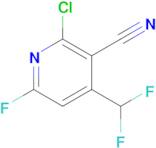 2-Chloro-4-(difluoromethyl)-6-fluoronicotinonitrile