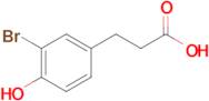 3-(3-Bromo-4-hydroxyphenyl)propanoic acid