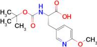 (S)-2-((tert-Butoxycarbonyl)amino)-3-(6-methoxypyridin-3-yl)propanoic acid