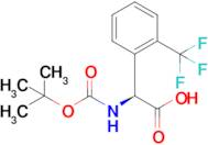 (S)-2-((tert-Butoxycarbonyl)amino)-2-(2-(trifluoromethyl)phenyl)acetic acid