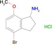 4-Bromo-7-methoxy-2,3-dihydro-1H-inden-1-amine hydrochloride