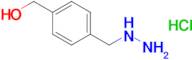 (4-(Hydrazinylmethyl)phenyl)methanol hydrochloride