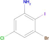 3-Bromo-5-chloro-2-iodoaniline