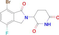 3-(7-Bromo-4-fluoro-1-oxoisoindolin-2-yl)piperidine-2,6-dione