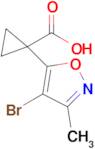 1-(4-Bromo-3-methylisoxazol-5-yl)cyclopropanecarboxylic acid