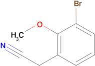 2-(3-Bromo-2-methoxyphenyl)acetonitrile