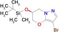 (S)-3-Bromo-6-((tert-butyldimethylsilyl)oxy)-6,7-dihydro-5H-pyrazolo[5,1-b][1,3]oxazine