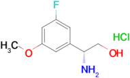 (R)-2-Amino-2-(3-fluoro-5-methoxyphenyl)ethan-1-ol hydrochloride