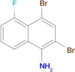 2,4-Dibromo-5-fluoronaphthalen-1-amine