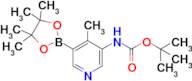 tert-Butyl (4-methyl-5-(4,4,5,5-tetramethyl-1,3,2-dioxaborolan-2-yl)pyridin-3-yl)carbamate