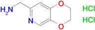 (2,3-Dihydro-[1,4]dioxino[2,3-c]pyridin-7-yl)methanamine dihydrochloride