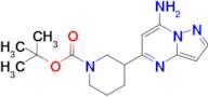 tert-Butyl 3-(7-aminopyrazolo[1,5-a]pyrimidin-5-yl)piperidine-1-carboxylate