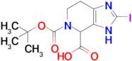 5-(tert-Butoxycarbonyl)-2-iodo-4,5,6,7-tetrahydro-3H-imidazo[4,5-c]pyridine-4-carboxylic acid