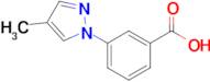 3-(4-Methyl-1H-pyrazol-1-yl)benzoic acid