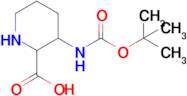 3-((tert-Butoxycarbonyl)amino)piperidine-2-carboxylic acid