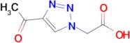 2-(4-Acetyl-1H-1,2,3-triazol-1-yl)acetic acid