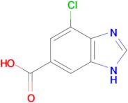4-chloro-1H-1,3-benzodiazole-6-carboxylic acid