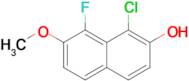 1-Chloro-8-fluoro-7-methoxynaphthalen-2-ol