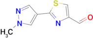 2-(1-Methyl-1H-pyrazol-4-yl)thiazole-4-carbaldehyde