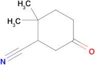 2,2-Dimethyl-5-oxocyclohexane-1-carbonitrile