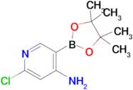 2-Chloro-5-(4,4,5,5-tetramethyl-1,3,2-dioxaborolan-2-yl)pyridin-4-amine