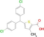 5-(Bis(4-chlorophenyl)methyl)-3-methylthiophene-2-carboxylic acid